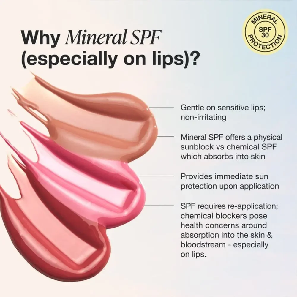 NEW INNBEAUTY Project Sun Balm SPF 30‎ Rosy Brown Mineral Lip Balm Hydrating UV